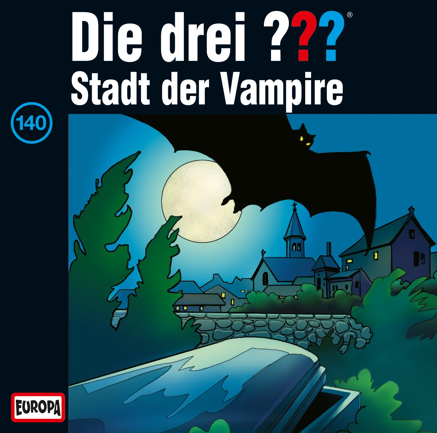 Cover von Die drei Fragezeichen - 140 Stadt der Vampire